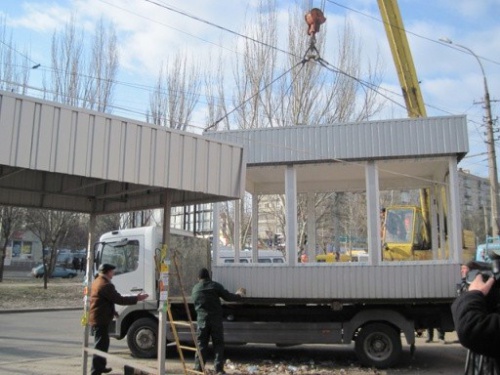 Демонтирован небольшой торговый комплекс в Татарстане
