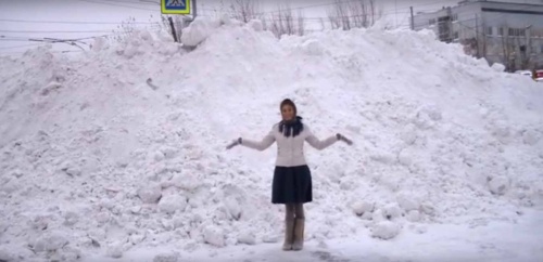 Автор песни «Мой Путин» записала композицию про плохую уборку снега в Новосибирске