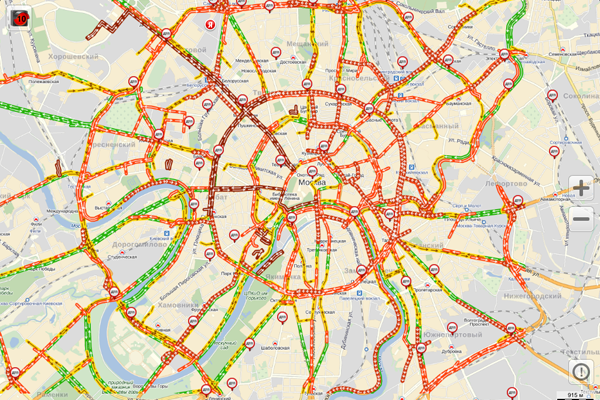 Автомобилисты Москвы стоят в 9-балльной пробке и клянут городские власти Автомобилисты Москвы стоят в 9-балльной пробке и клянут городские власти