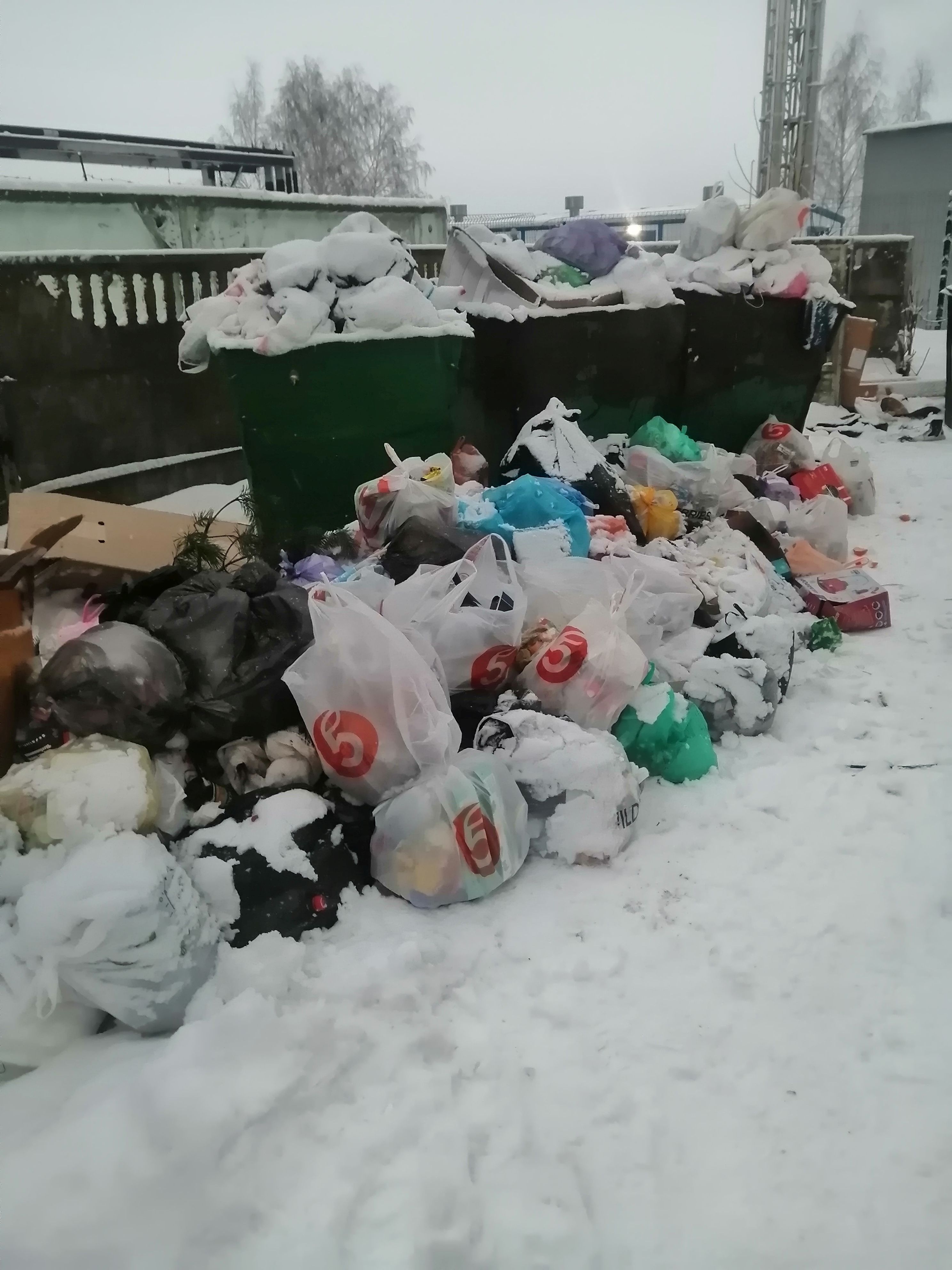 Во дворе калужской пятиэтажки выросли горы мусора из-за бездействия  регоператора | Интернет-версия газеты 